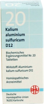 BIOCHEMIE DHU 20 Kalium alum.sulfur.D 12 Tabletten