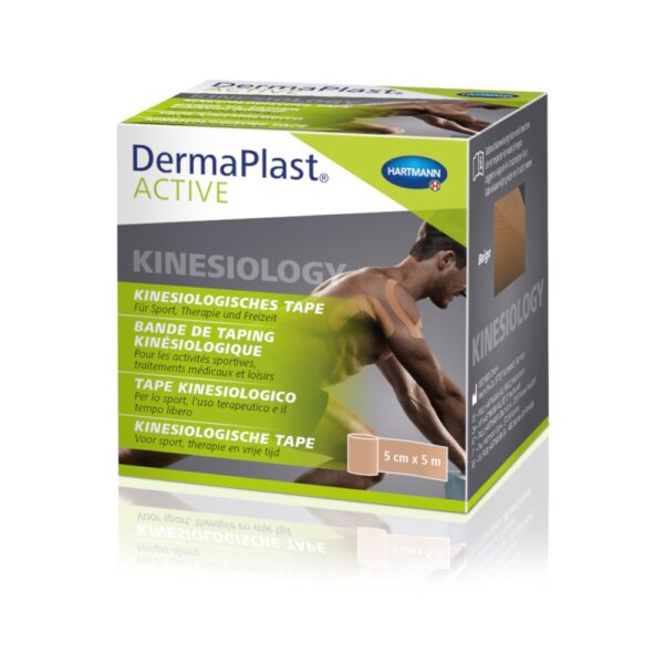 DERMAPLAST Active Kinesiology Tape 5 cmx5 m beige