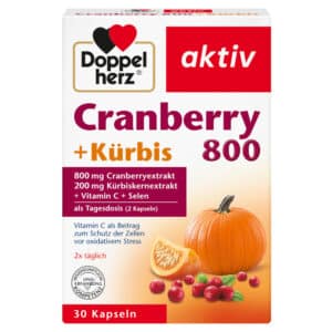 Doppelherz aktiv Cranberry + Kürbis 800