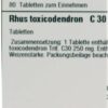 RHUS TOXICODENDRON C 30 Tabletten