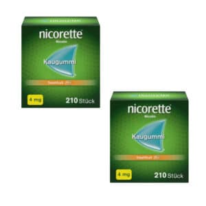 nicorette Kaugummi 4 mg freshfruit Doppelpack