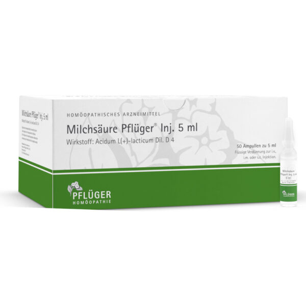 MILCHSÄURE Pflüger Injektionslösung 5 ml