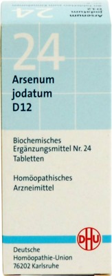 BIOCHEMIE DHU 24 Arsenum jodatum D 12 Tabletten