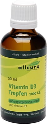 allcura Vitamin D3 TROPFEN 1000 I.E.