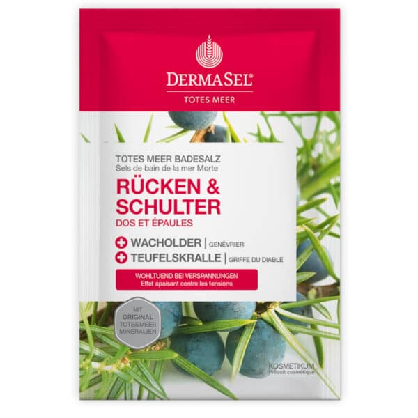 DERMASEL Totes Meer Badesalz Rücken & Schulter