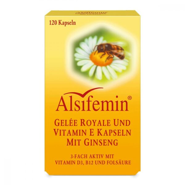 ALSIFEMIN Gelee Royal+Vit.E m.Ginseng Kapseln