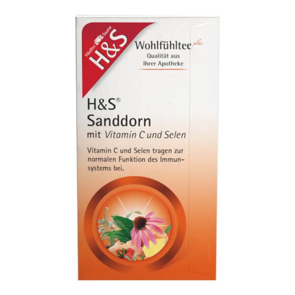 H&S Wohlfühltee Sanddorn mit Vitamin C + Selen