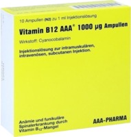 VITAMIN B12 AAA 1.000 µg Ampullen