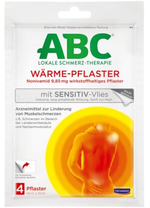 ABC WÄRME-PFLASTER mit SENSITIV-Vlies