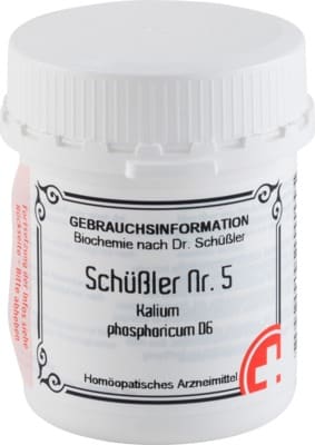 SCHÜSSLER Nr.5 Kalium phosphoricum D 6 Tabletten