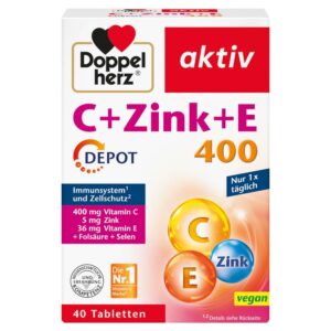 Doppelherz aktiv C + Zink + E 400 DEPOT