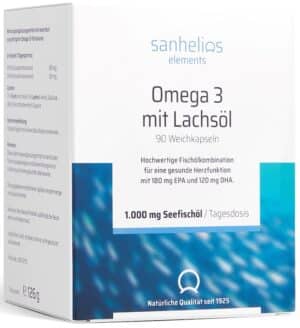 Sanhelios Omega-3 Mit Lachsöl Kapseln