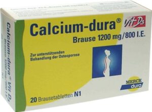 Calcium-dura Vit D3 Brause 1200mg/800 I.E.