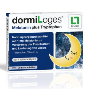 dormiLoges Melatonin plus Tryptophan