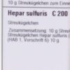 HEPAR SULFURIS C 200 Globuli