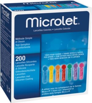 MICROLET Lanzetten farbig