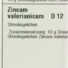ZINCUM VALERIANICUM D 12 Globuli
