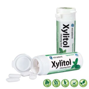 MIRADENT Zahnpflegekaugummi Xylitol Spearmint