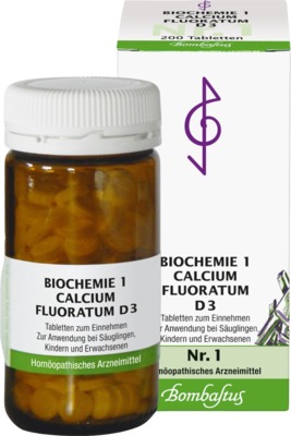 BIOCHEMIE 1 Calcium fluoratum D 3 Tabletten