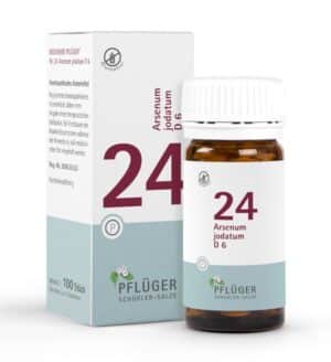 BIOCHEMIE Pflüger 24 Arsenum jodatum D 6 Tabletten