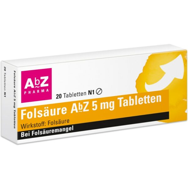 FOLSÄURE ABZ 5 mg