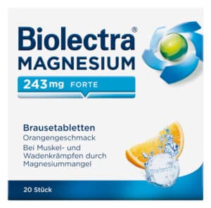 BIOLECTRA Magnesium 243 forte Orange Brausetabl.